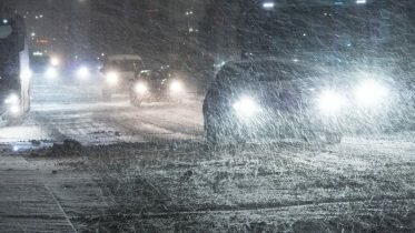 Slippery roads all over the country