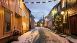 Vinter in Trondheim