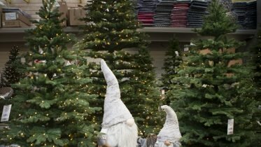 Sales of plastic Christmas trees are increasing
