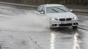 Warning of difficult driving conditions in the north