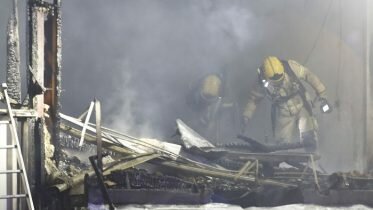 One person missing in a fire in a nursing home at Kongsberg