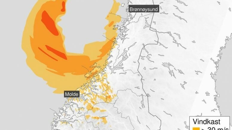 Extreme weather Cora en route