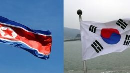 North Korea South Korea Flag