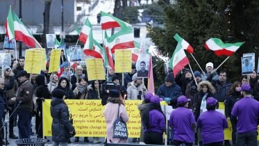 Exile Iranians demonstrated in Oslo against the regime