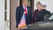 Prime Minister Erna Solberg and US President Donald Trump