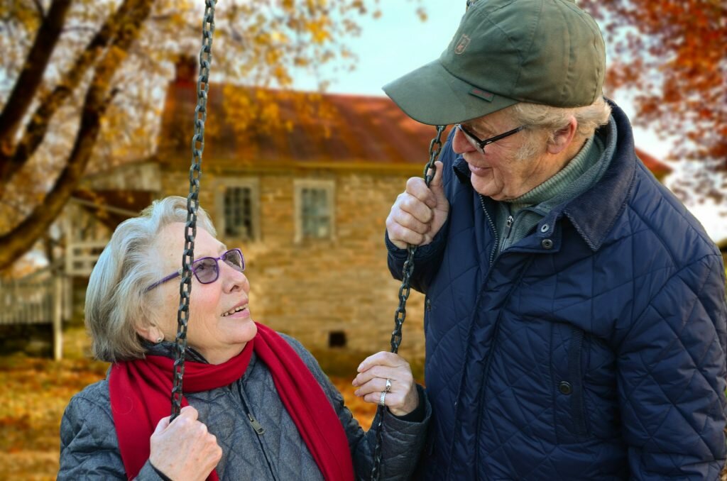 Old Person Couple Pension