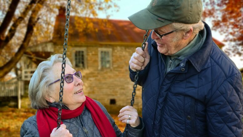 Old Person Couple Pension