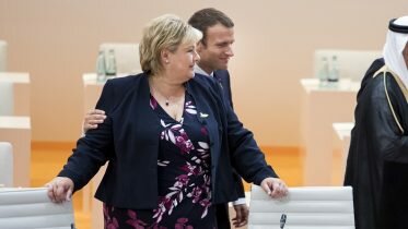 Solberg to meet Macron in Paris