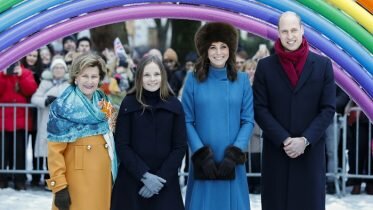 Ingrid Alexandra shone as a guide for Kate and William