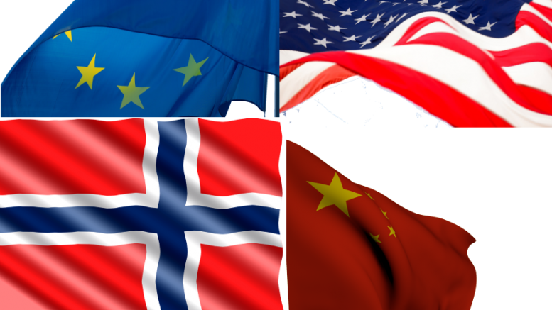 EU USA Trade War, Trump China Norway