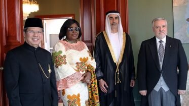 New ambassadors from Indonesia, United Arab Emirates, Ecuador and Ghana