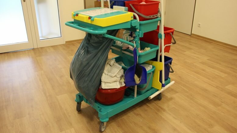 Cleaning trolley NSB Maintenance