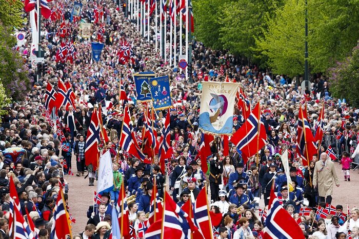 Norway's national day in Oslo.17may