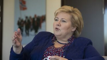 Erna Solberg visits Theresa May