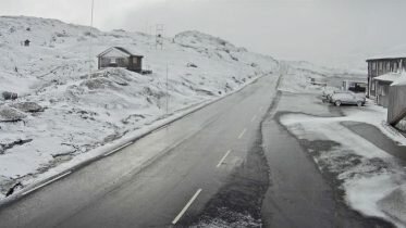 New snow in the mountains of southern Norway