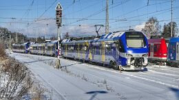 Commuter train østfold rail line