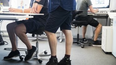 Many people think it’s okay to wear shorts at work