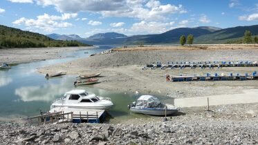Very low water levels throughout the country