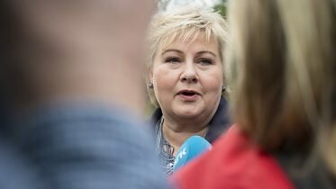 Solberg starts a long election campaign with four cities in two days