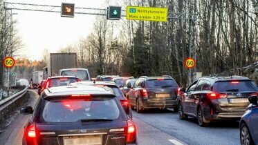 On Monday, the queues begin at the Nordbytunnel