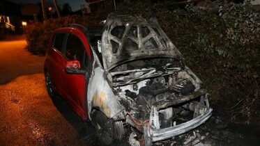 Four car fires at Godlia in Oslo