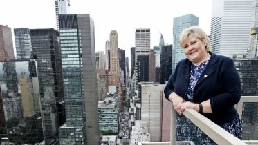 Erna Solberg honoured for international work