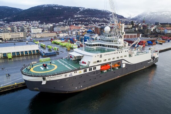 The research vessel Crown Prince Haakon