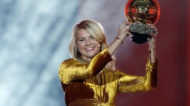 Proud Hegerberg receives Ballon d’Or