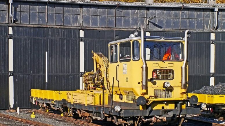 Construction train Follo Railroad