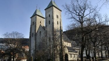 Water leak in Mariakirken in Bergen