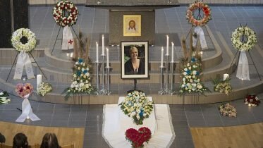 Karoline Aadland laid to rest