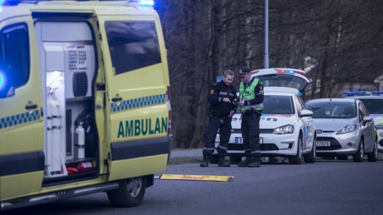 Ambulance Sandefjord Fatal accident