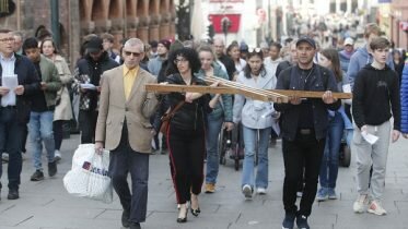Stations of the Cross Processions were staged in several Norwegian cities