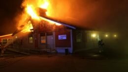 Two arrested after fire in Nav in Enebakk