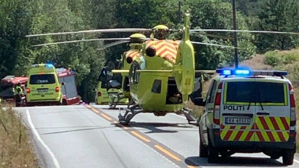 Dies after fire truck accident in Kvinesdal