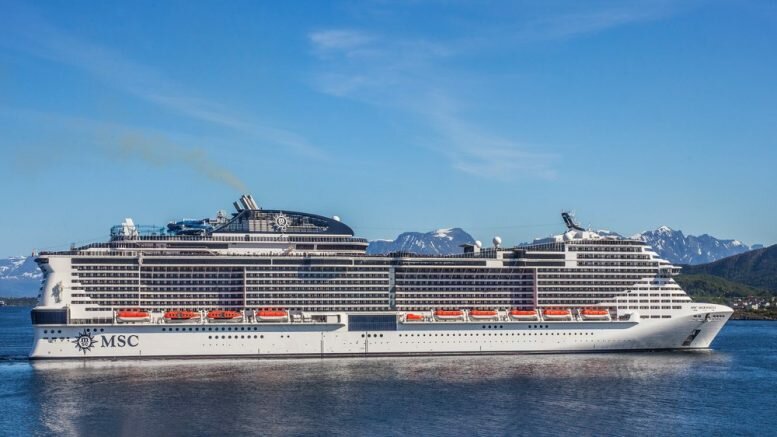 cruise ship MSC Meraviglia