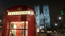 Phone booth London roaming