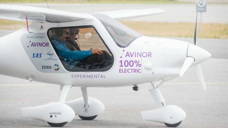 Electric plane Avinor
