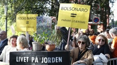 Demonstration against Brazil after Amazon fires