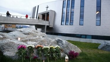 Memorial at the Northern Lights Cathedral in Alta