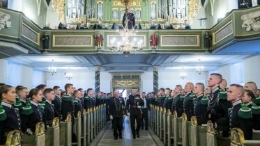 King Harald present during the Guard’s Church Parade