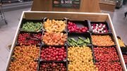 Fruits and vegetables at Coop