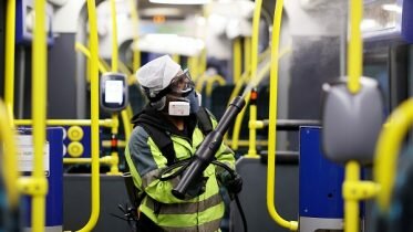 All trams and subways in Oslo have been disinfected