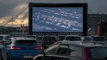 Norway’s largest drive-in cinema opens at Tryvann