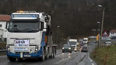Corona procession in Bergen – 74 trucks on the road