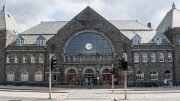 The railway station in Bergen.