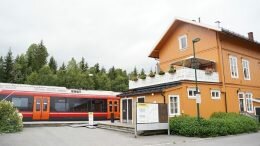Dal station in Eidsvoll.