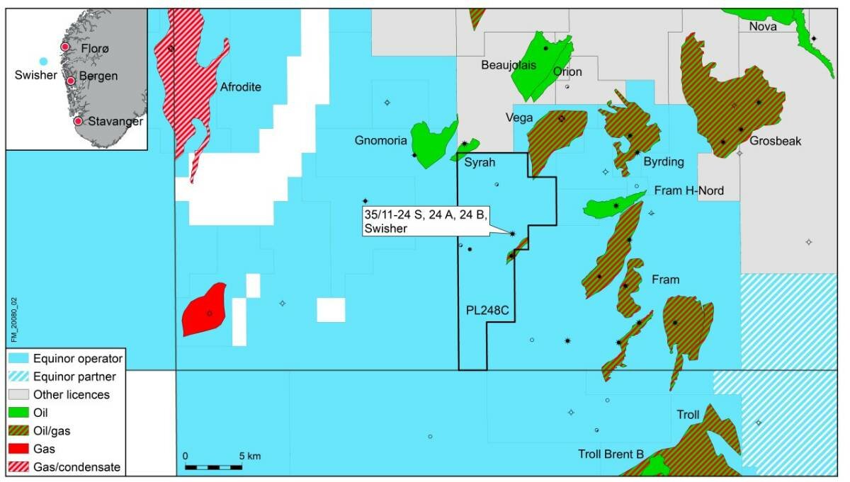 Equinor makes new oil and gas discovery close to North Sea Fram field