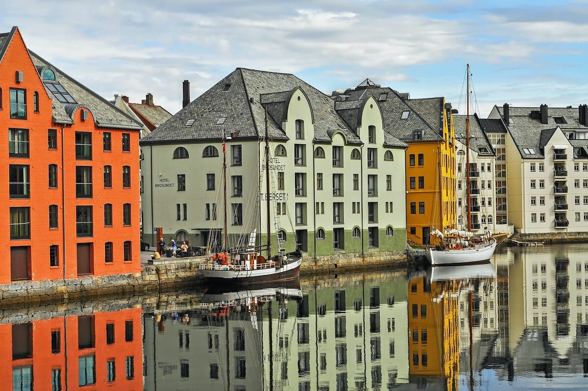 Alesund harbor