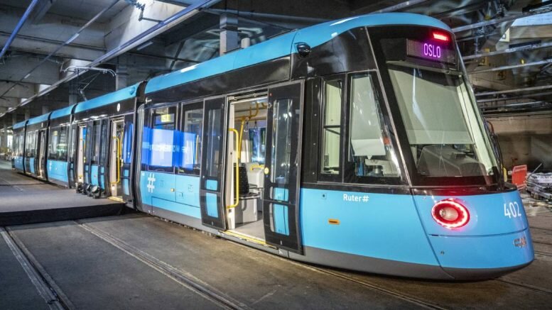New Oslo tram